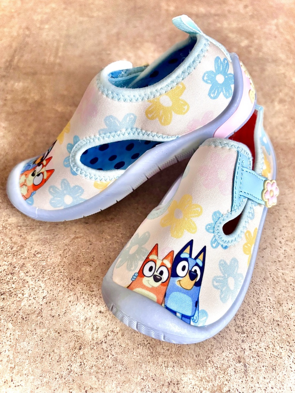 NWOT Bluey Flower Water Shoes – Toddler Girls Size 10